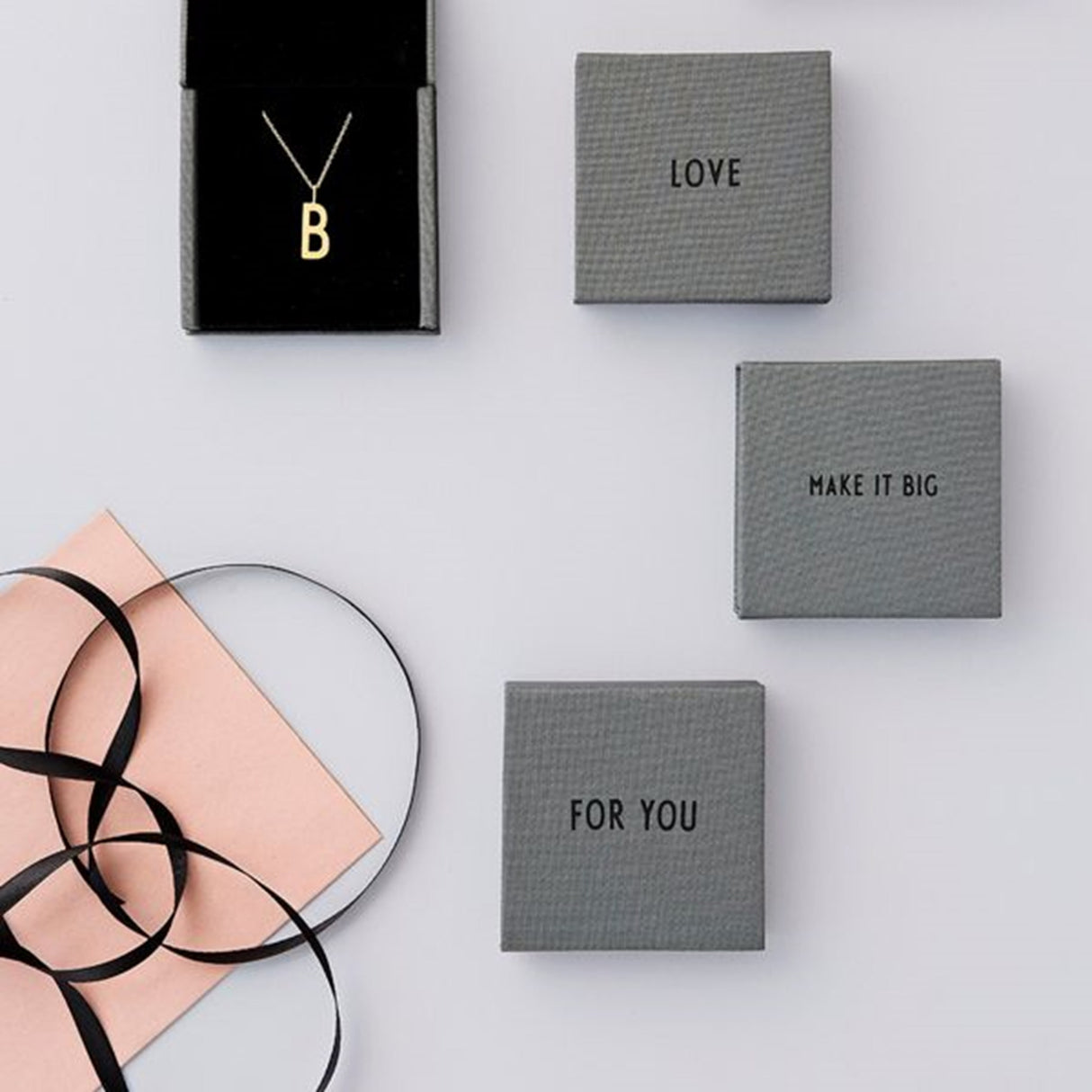 Design Letters Kort Kedja Sterling Silver