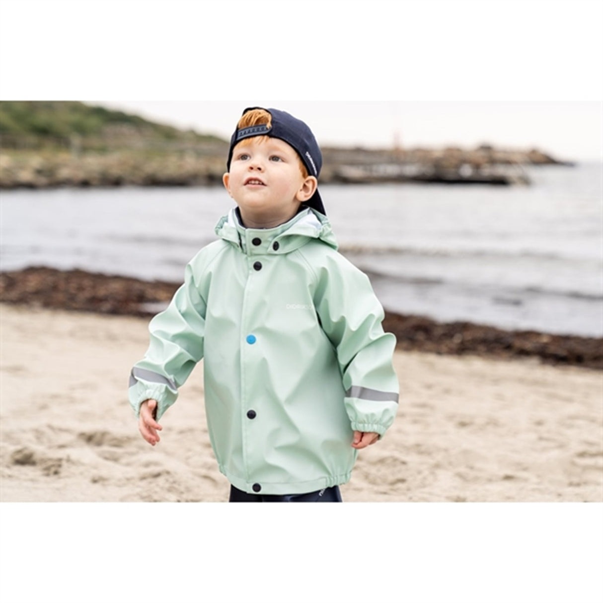 Didriksons Pale Mint Slaskeman Kids Regnkläder