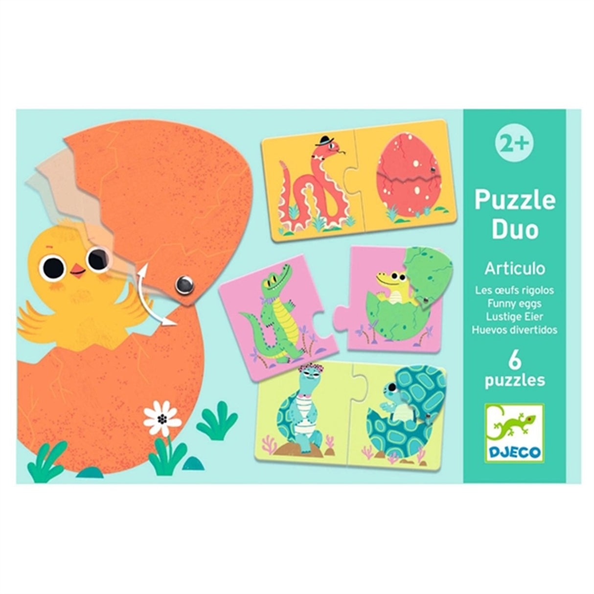 Djeco Lærespil Roliga Ägg