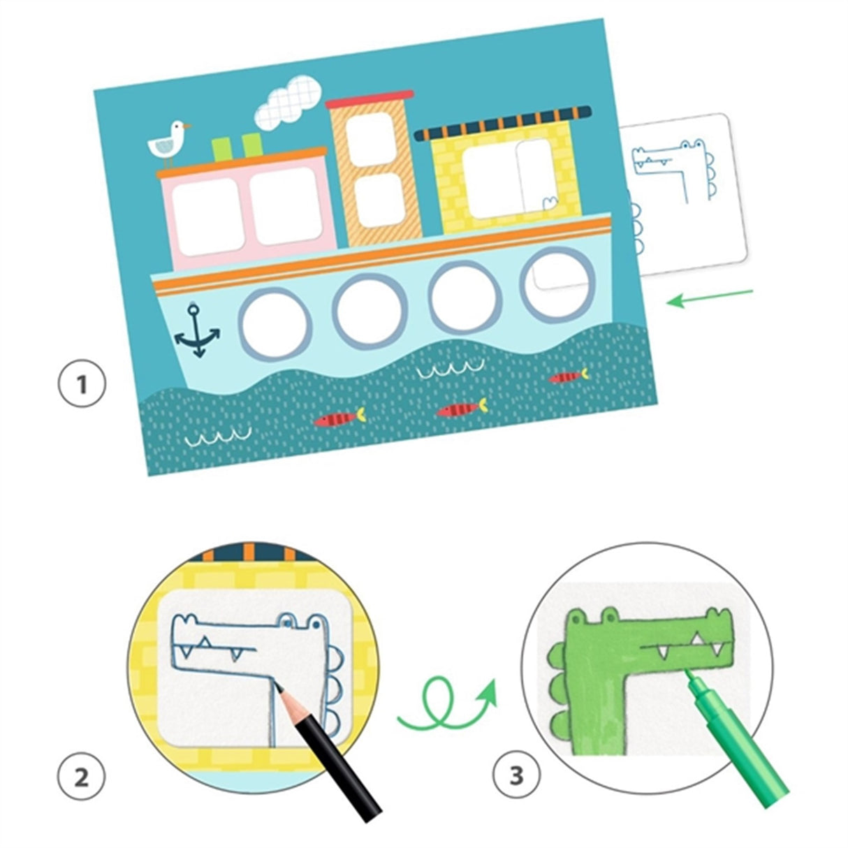 Djeco Kreativ Ritning Ritning Efter Är En Konst