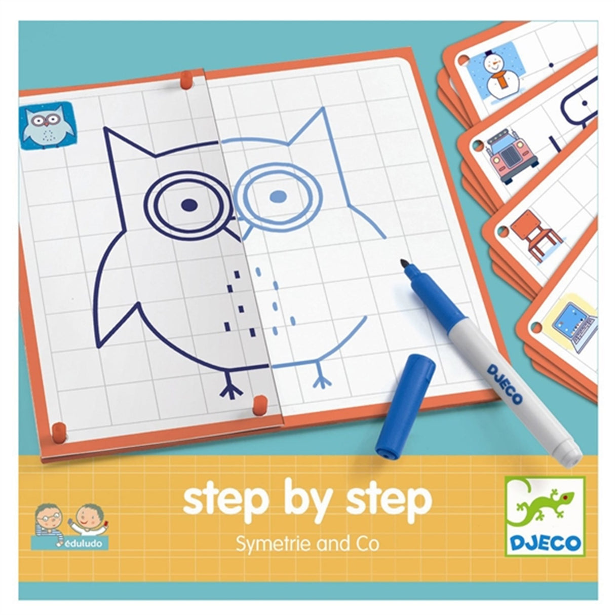 Djeco Lärospel - Steg för Steg - Symetri & Co