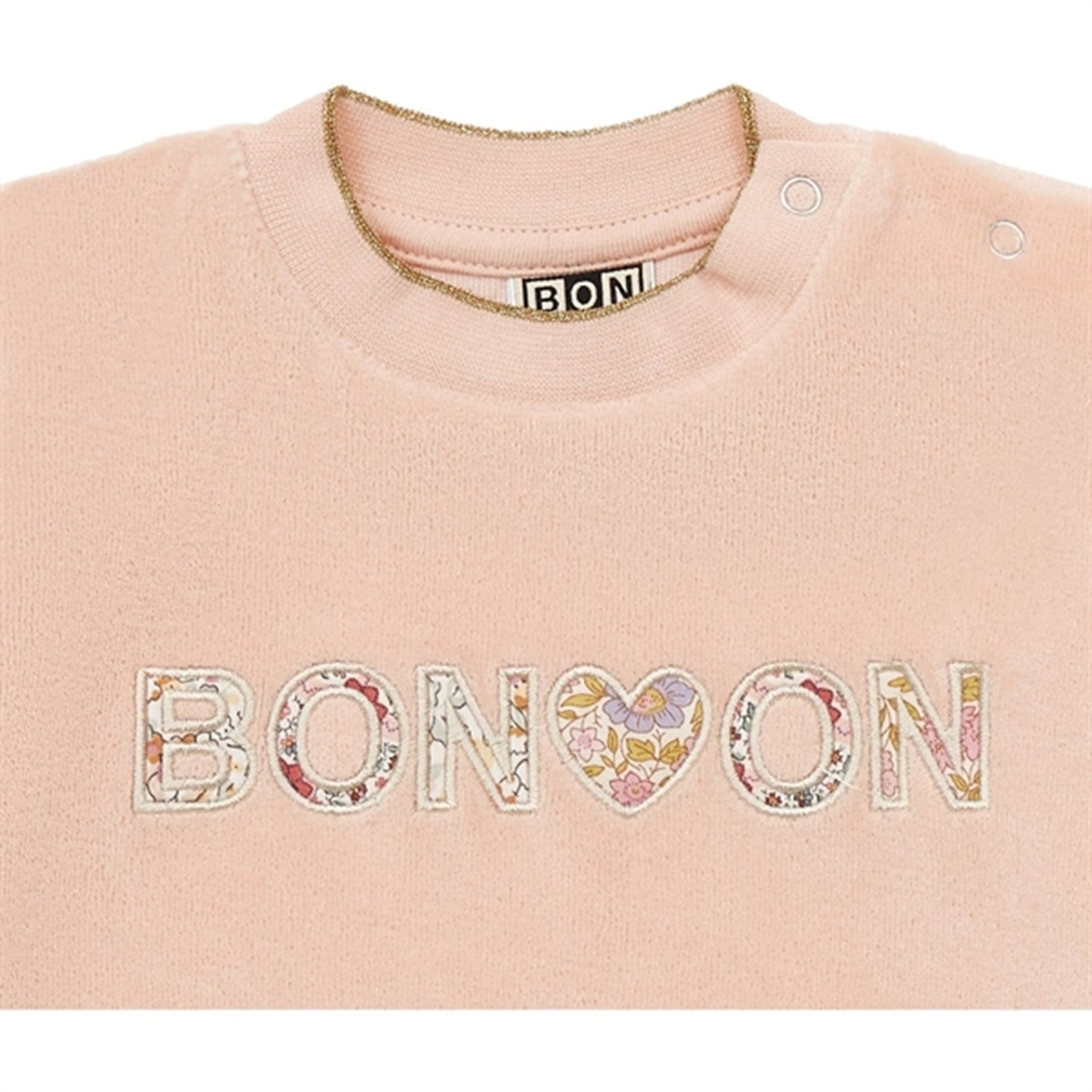 BONTON Rose Coquillage Bebis Sweatshirt 3