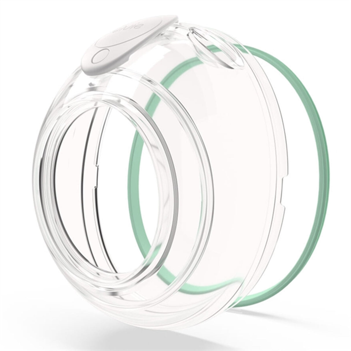 Elvie Stride Mjölkuppsamlingskopp White/Clear