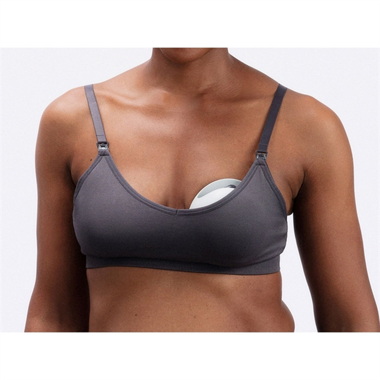 Elvie Bröstpump Curve White/Clear