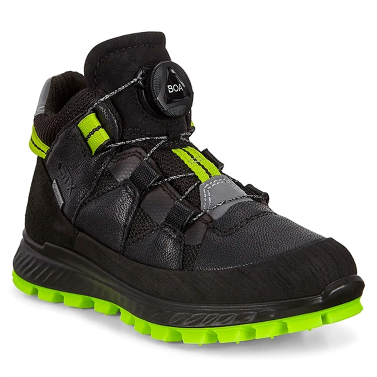 Ecco Exostrike Kids Ankle Støvle Black/Black