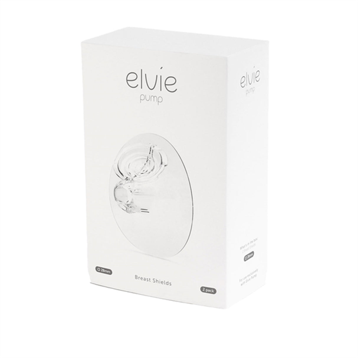 Elvie Bröstsköld 28 mm 2-Pack White