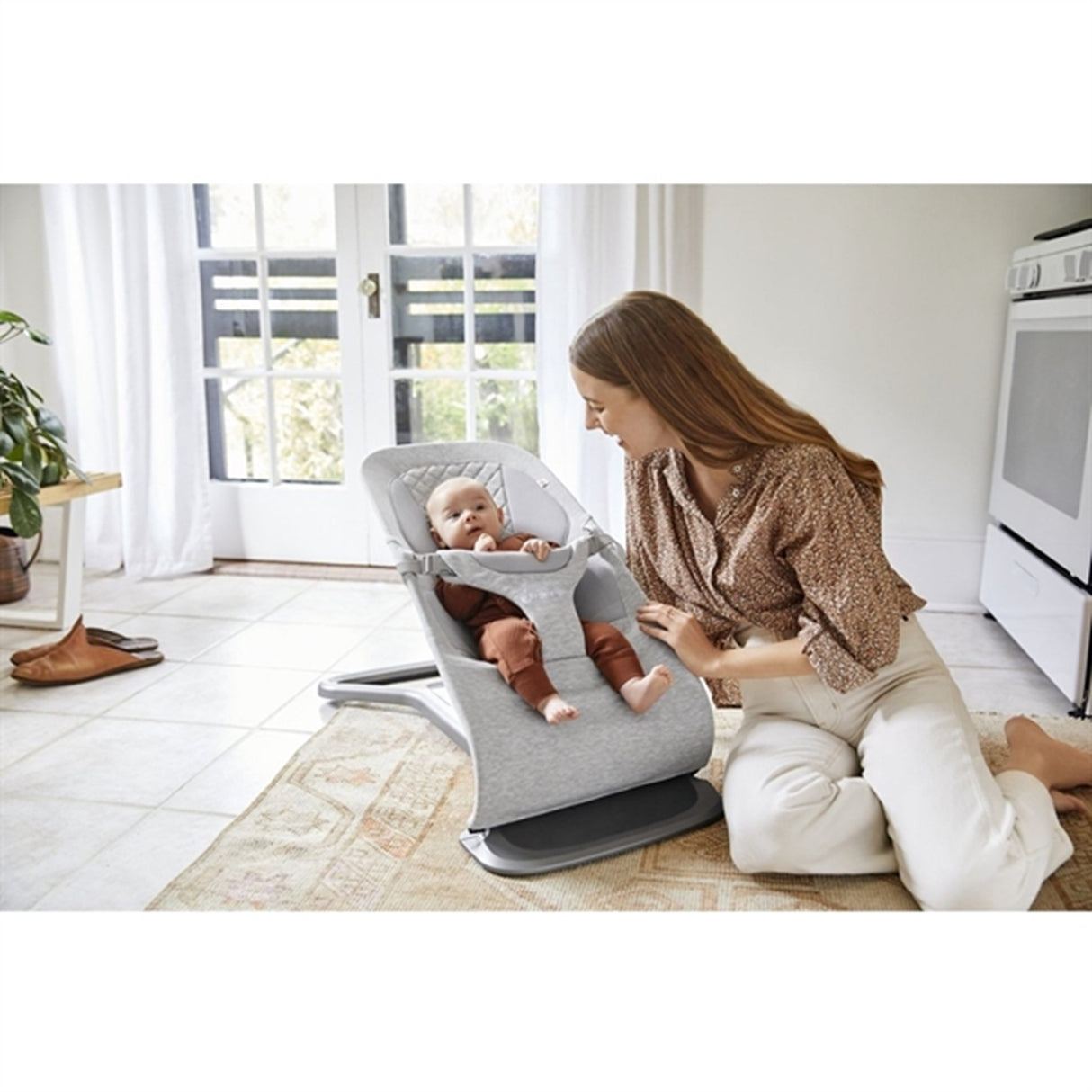 Ergobaby Evolve 3-I-1 Liggstol Light Grey