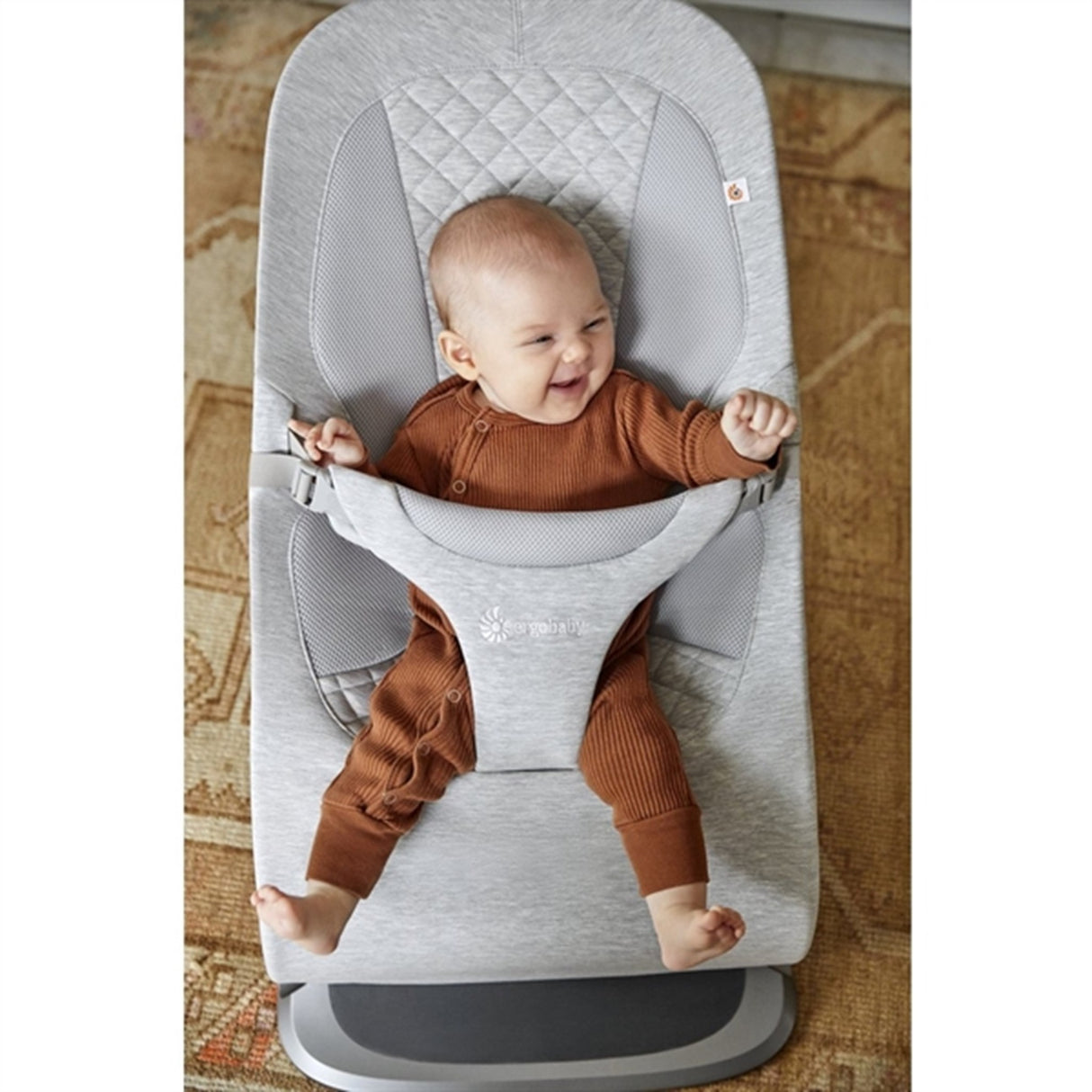 Ergobaby Evolve 3-I-1 Liggstol Light Grey