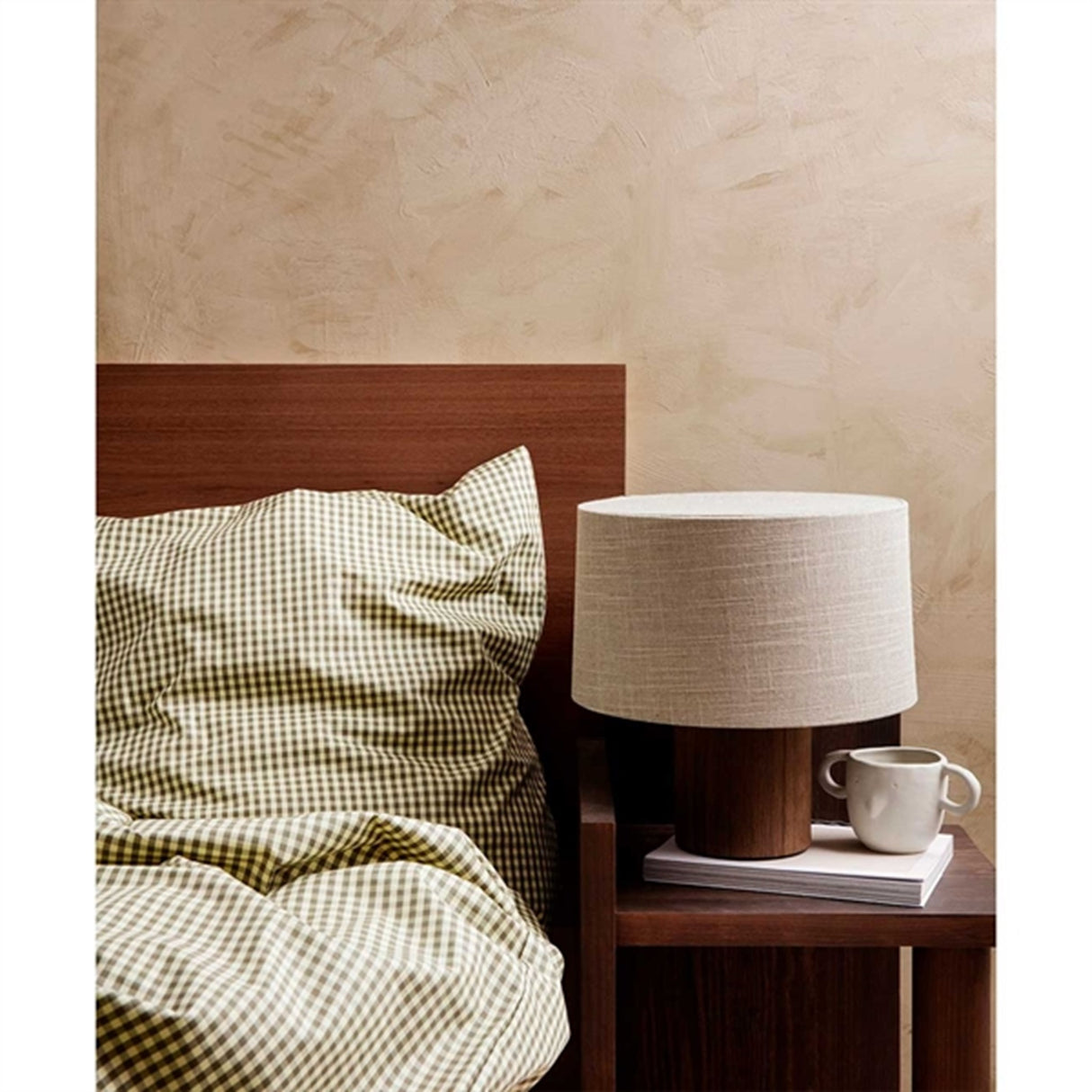 Ferm Living Check Bedding Lemon/Olive