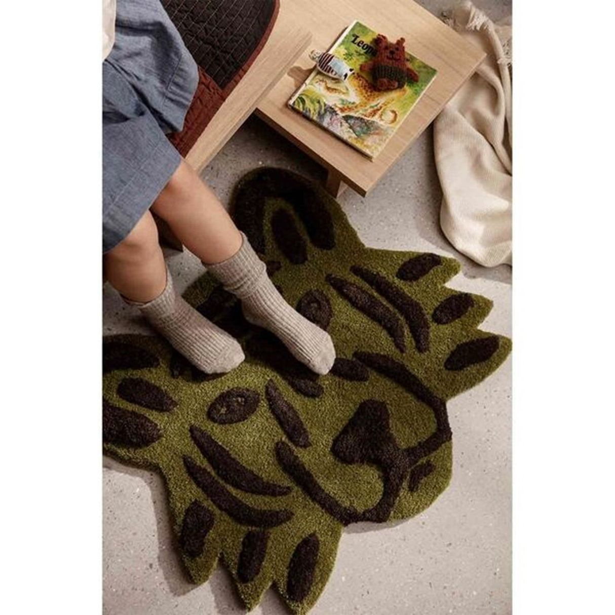 Ferm Living Tiger Head Floor / Wall Rug