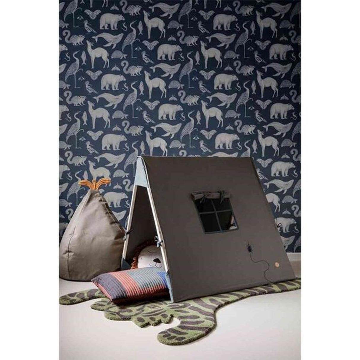 Ferm Living Tent Bille Dark Olive