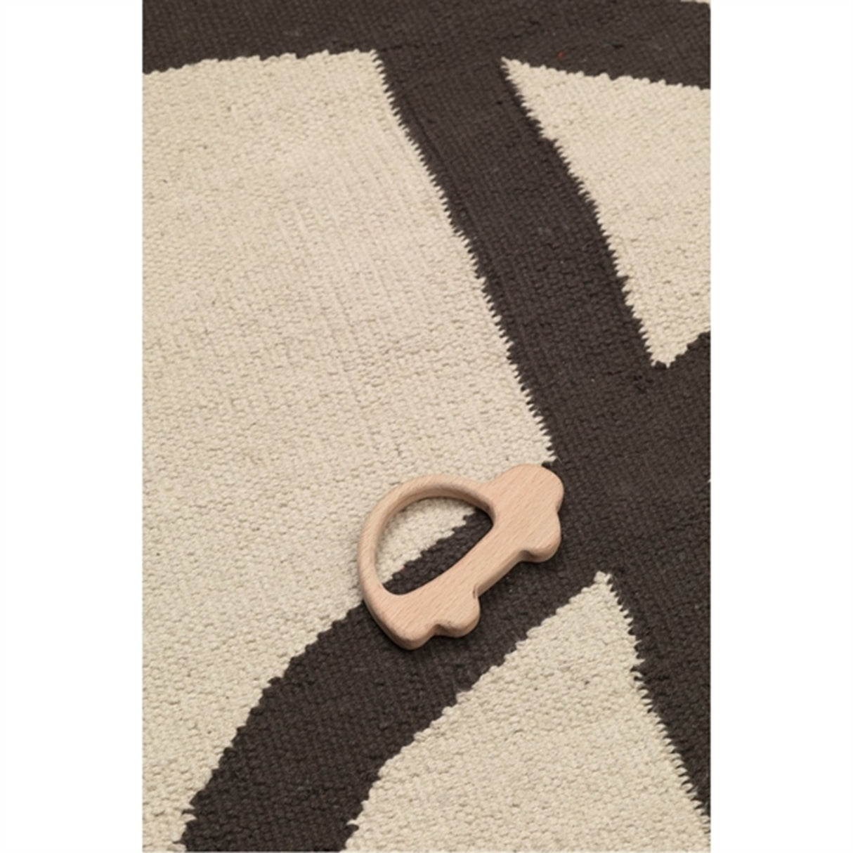 Ferm Living Lane Filt Off-White/Chocolate