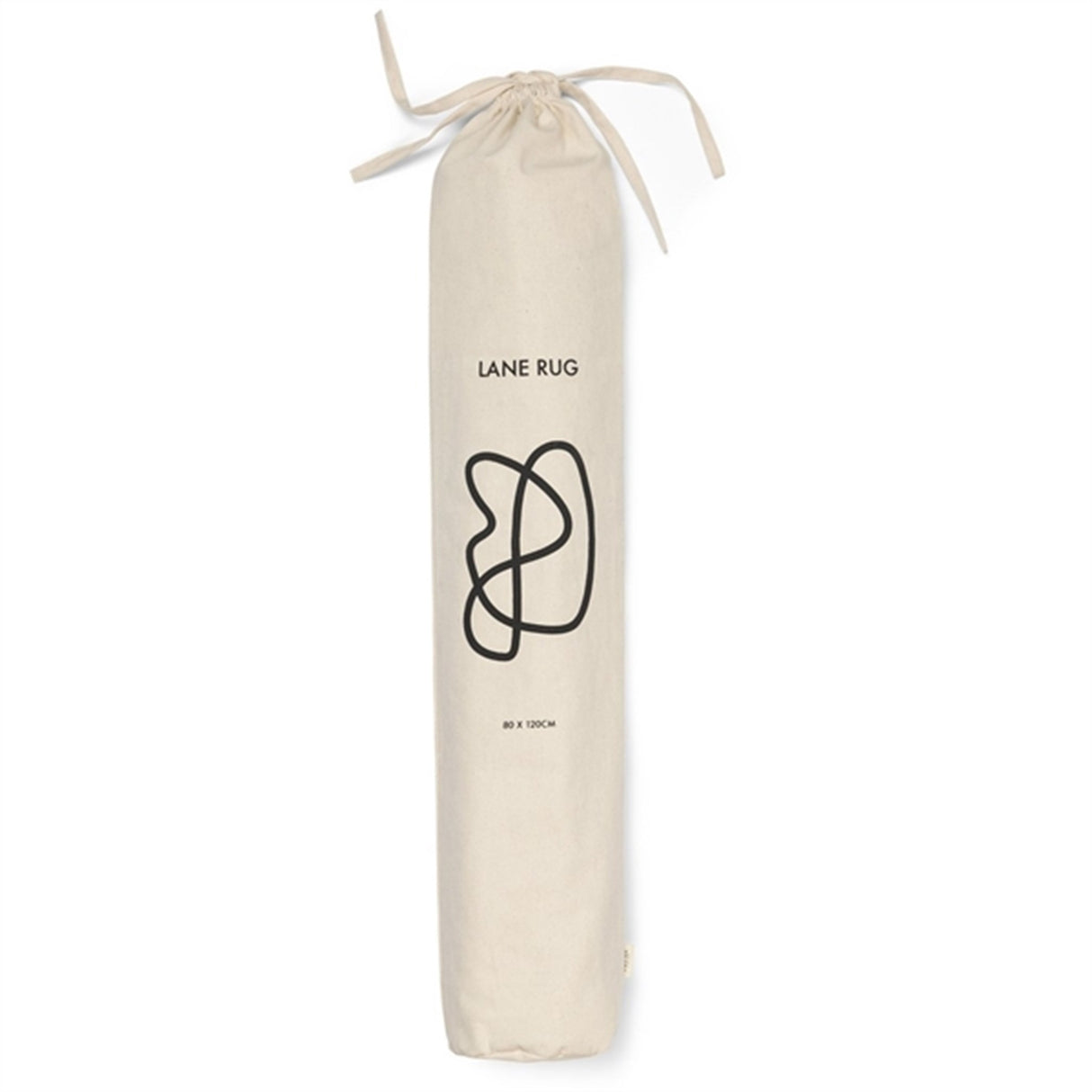 Ferm Living Lane Filt Off-White/Chocolate