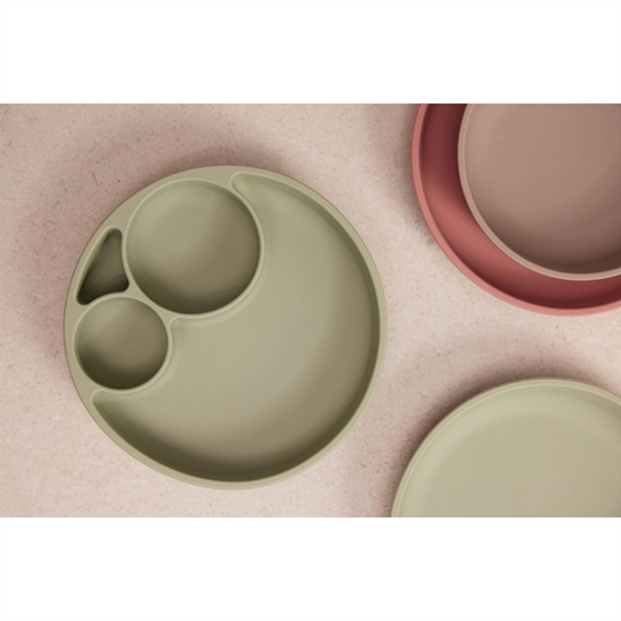 FILIBABBA Tallrik Ruminddelt Green