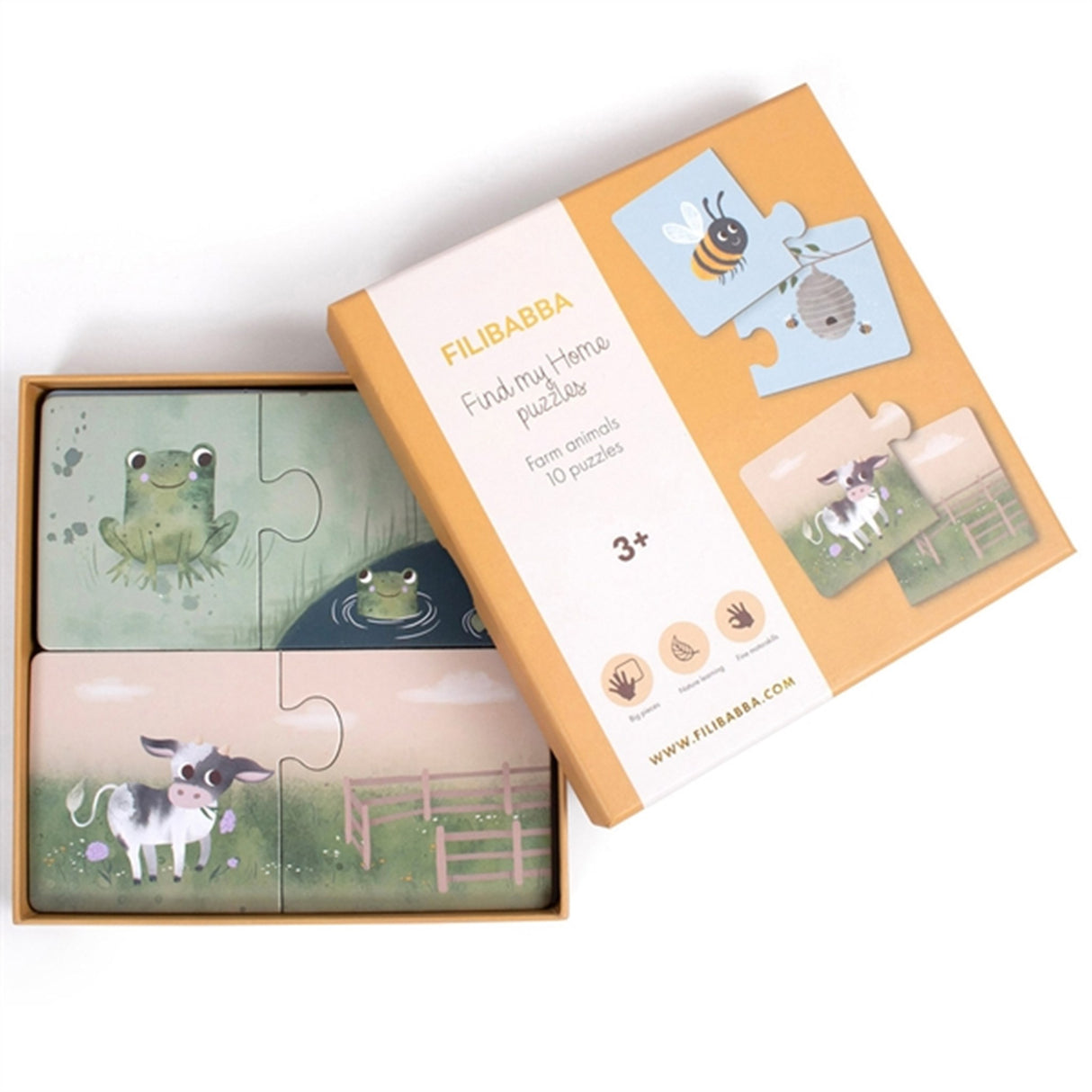 FILIBABBA Pussel Hvor Bor Jeg?