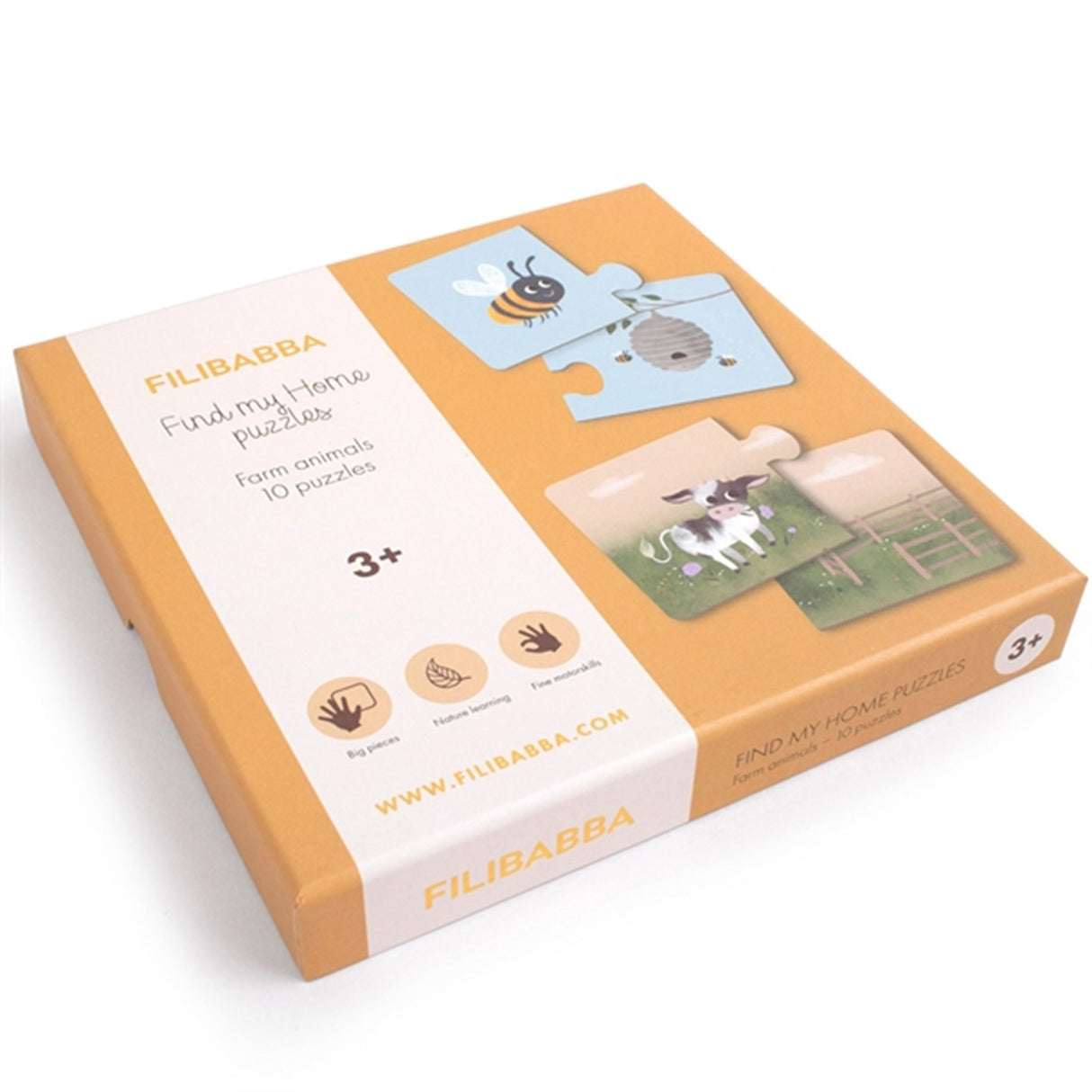 FILIBABBA Pussel Hvor Bor Jeg?