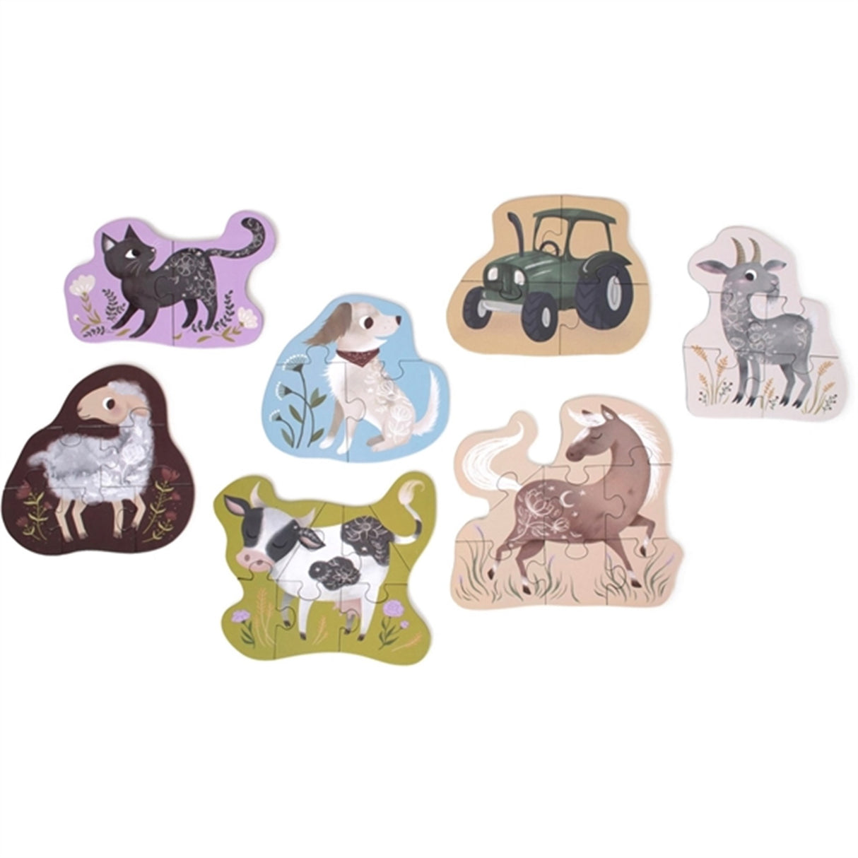 FILIBABBA Pussel 7-pak Bondegårdsdyr