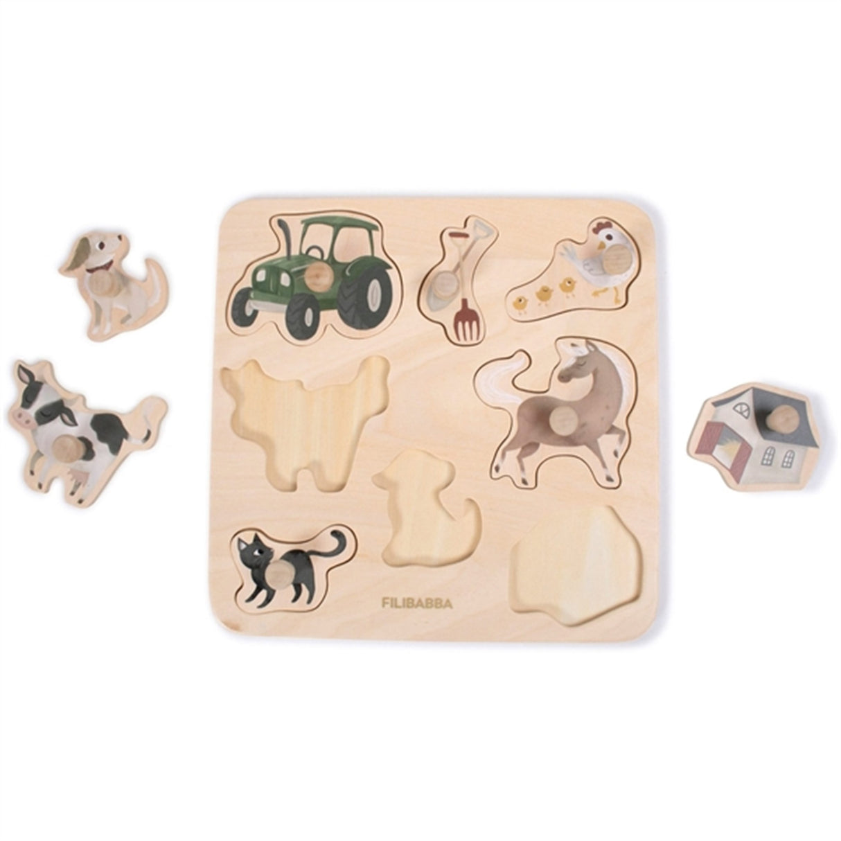 FILIBABBA Pussel Bondegården