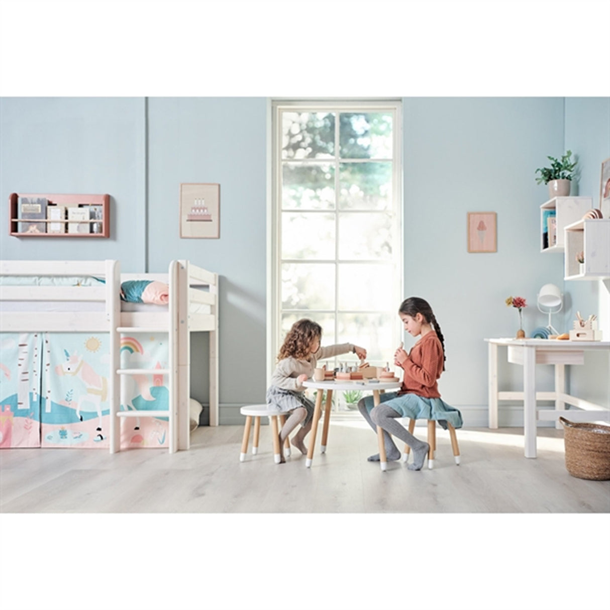 Flexa Dots Bord Ø60 cm White