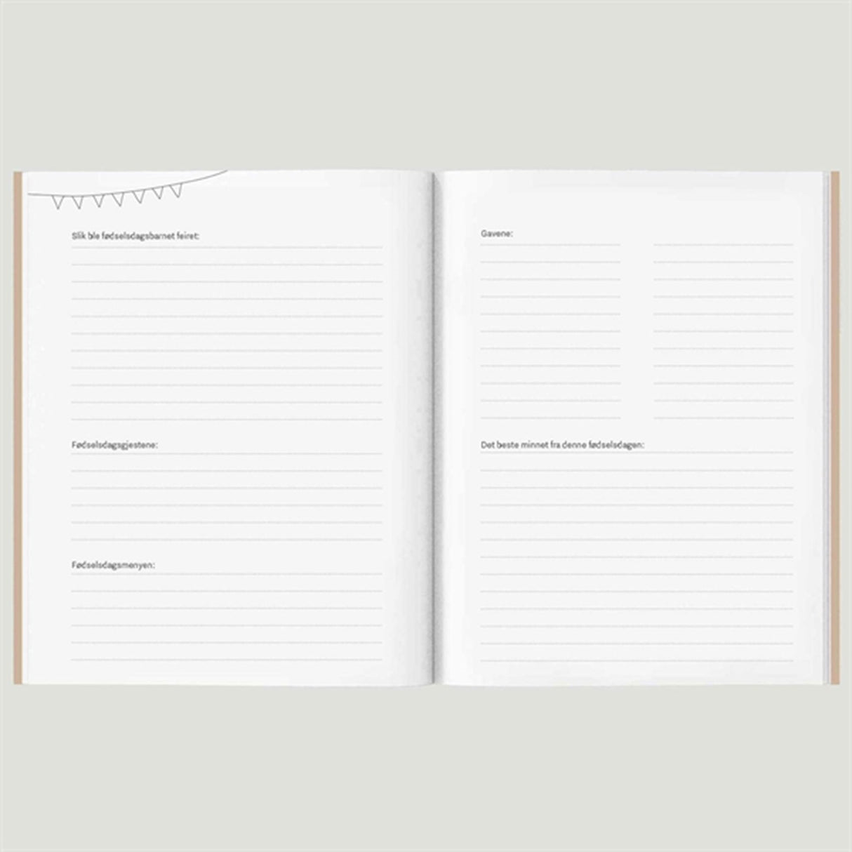 WITHWHITE Fødselsdagsbogen Norsk