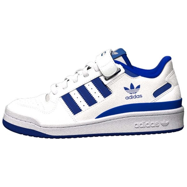 adidas Forum Low Kardborre Sneakers White Royal Blue