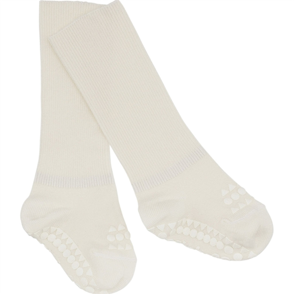GObabyGO Bamboo Strumpor Antislip Offwhite