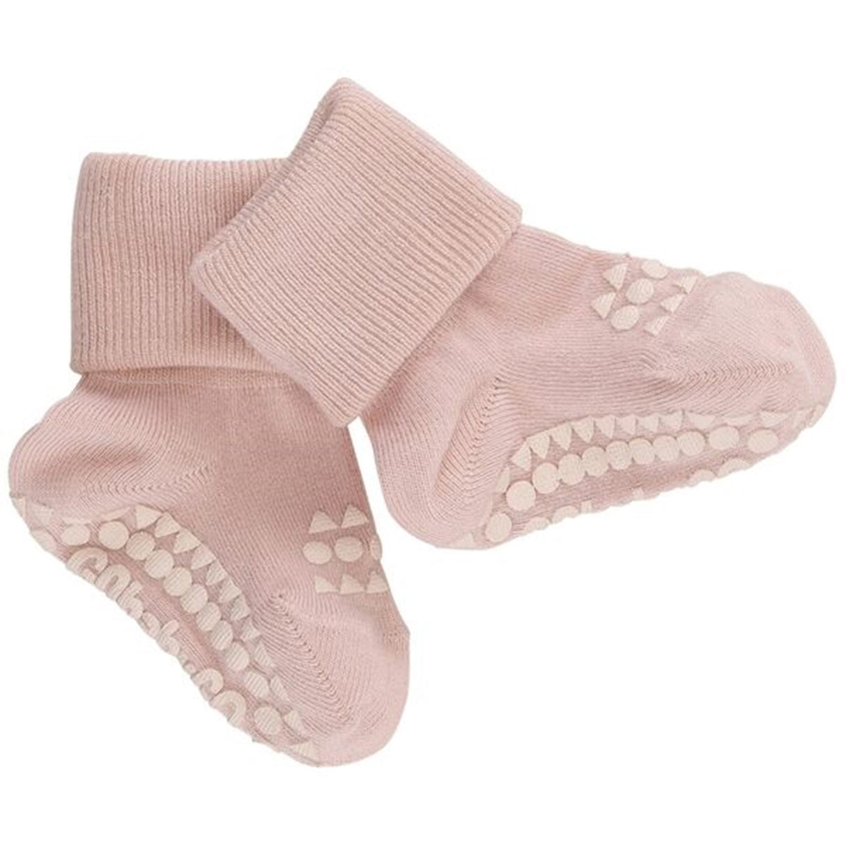 GObabyGO Bamboo Strumpor Antislip Soft Pink