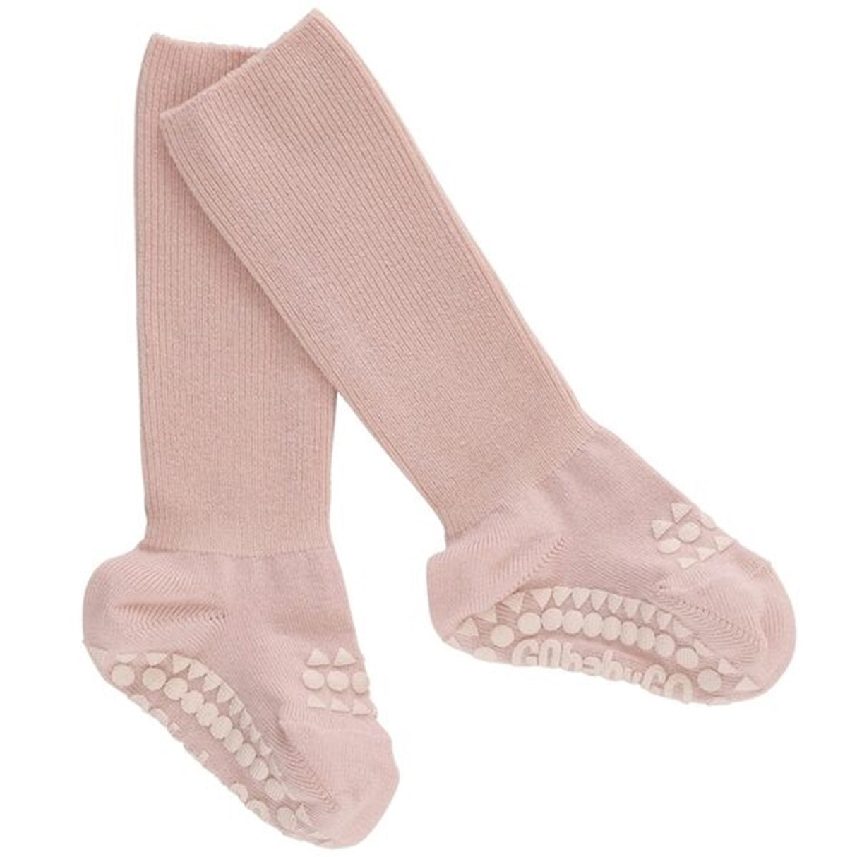 GObabyGO Bamboo Strumpor Antislip Soft Pink