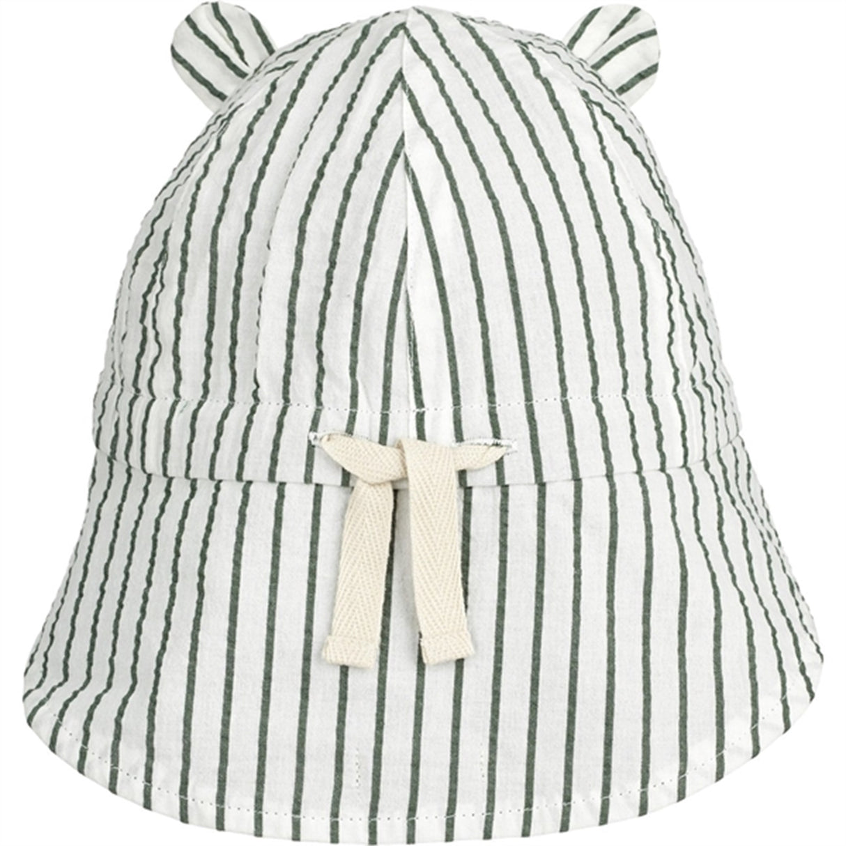 Liewood Gorm Solhatt Stripes Garden Green/Creme De La Creme