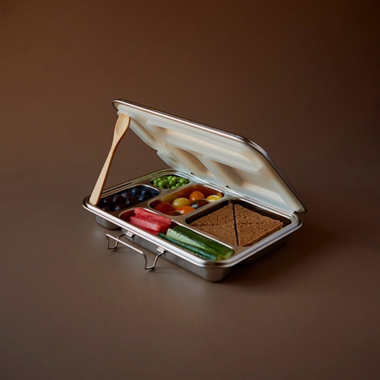 Haps Nordic Madkasse Stor Steel