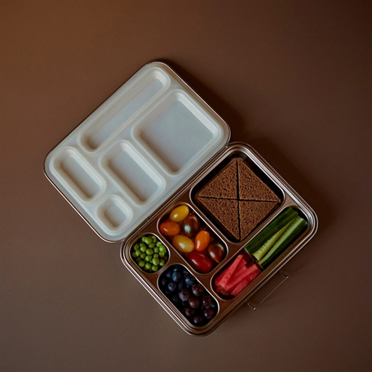 Haps Nordic Madkasse Stor Steel