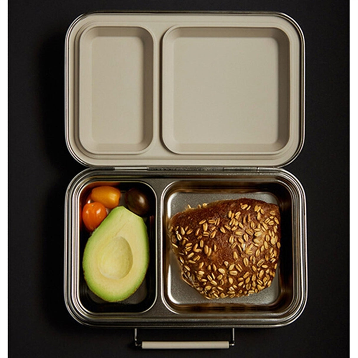 Haps Nordic Madkasse Stor Steel