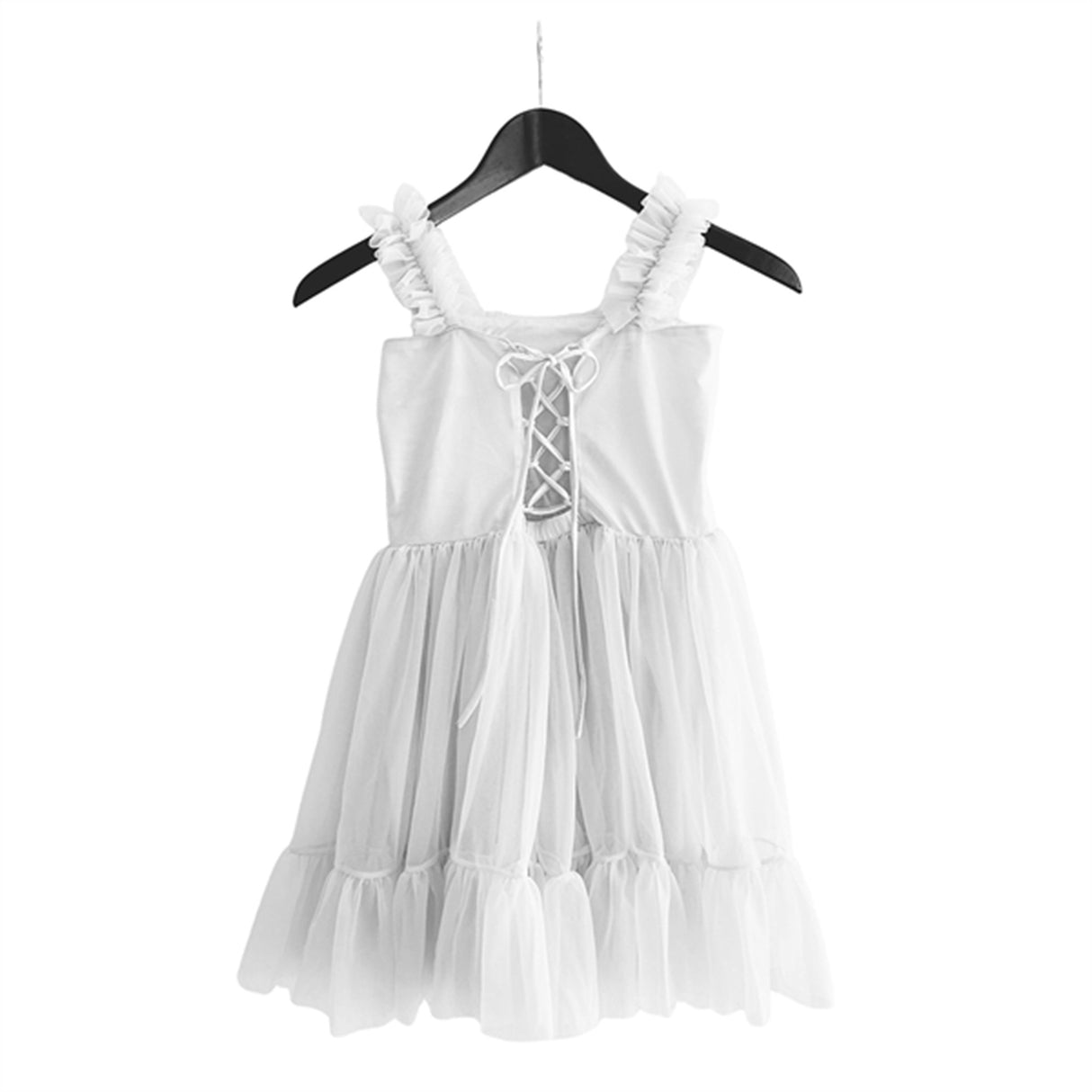 Dolly by Le Petit Heart Klänning Lace Up Off White