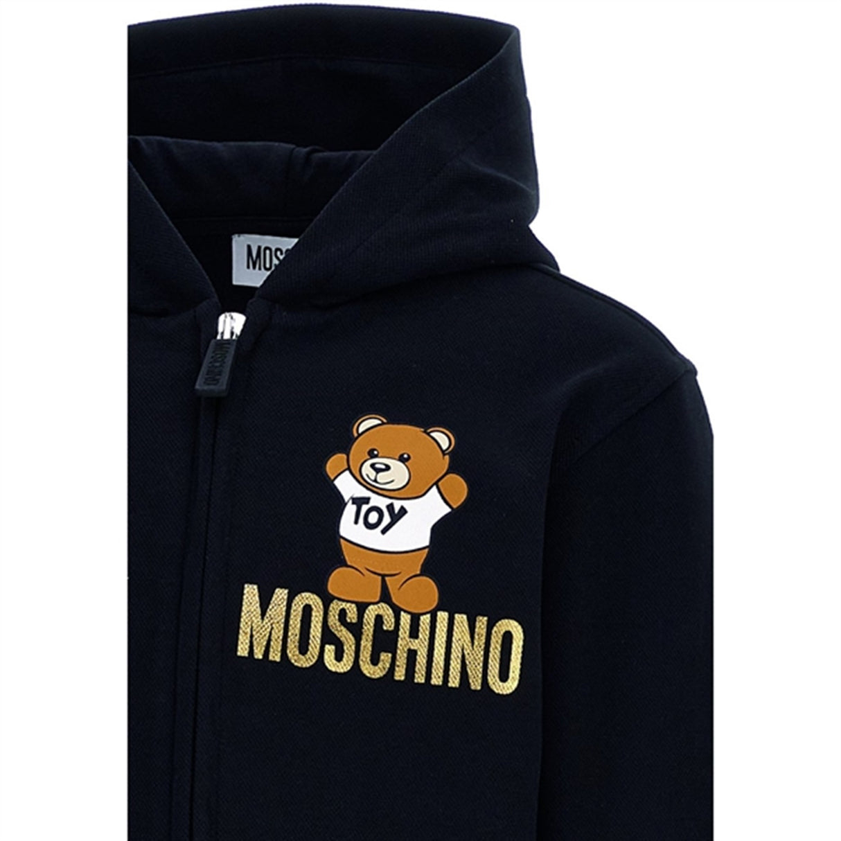 Moschino Black Sweatshirt m. Hætte