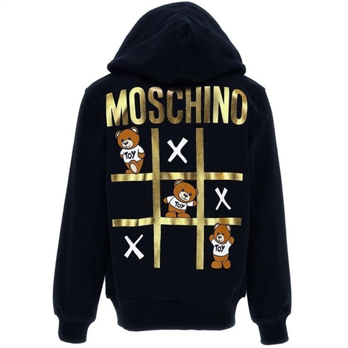Moschino Black Sweatshirt m. Hætte