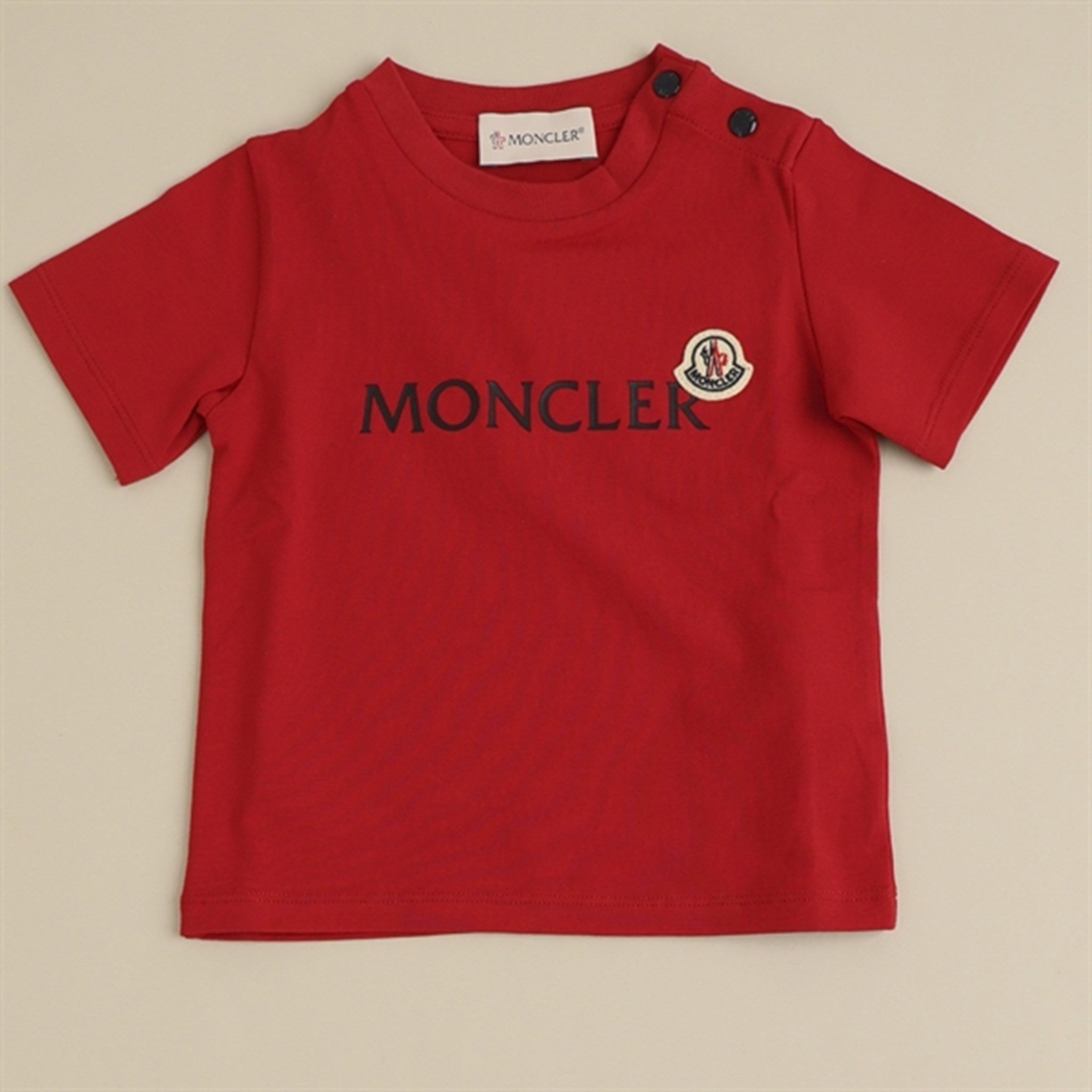 Moncler T-Shirt och Shorts Set Rose Red 2