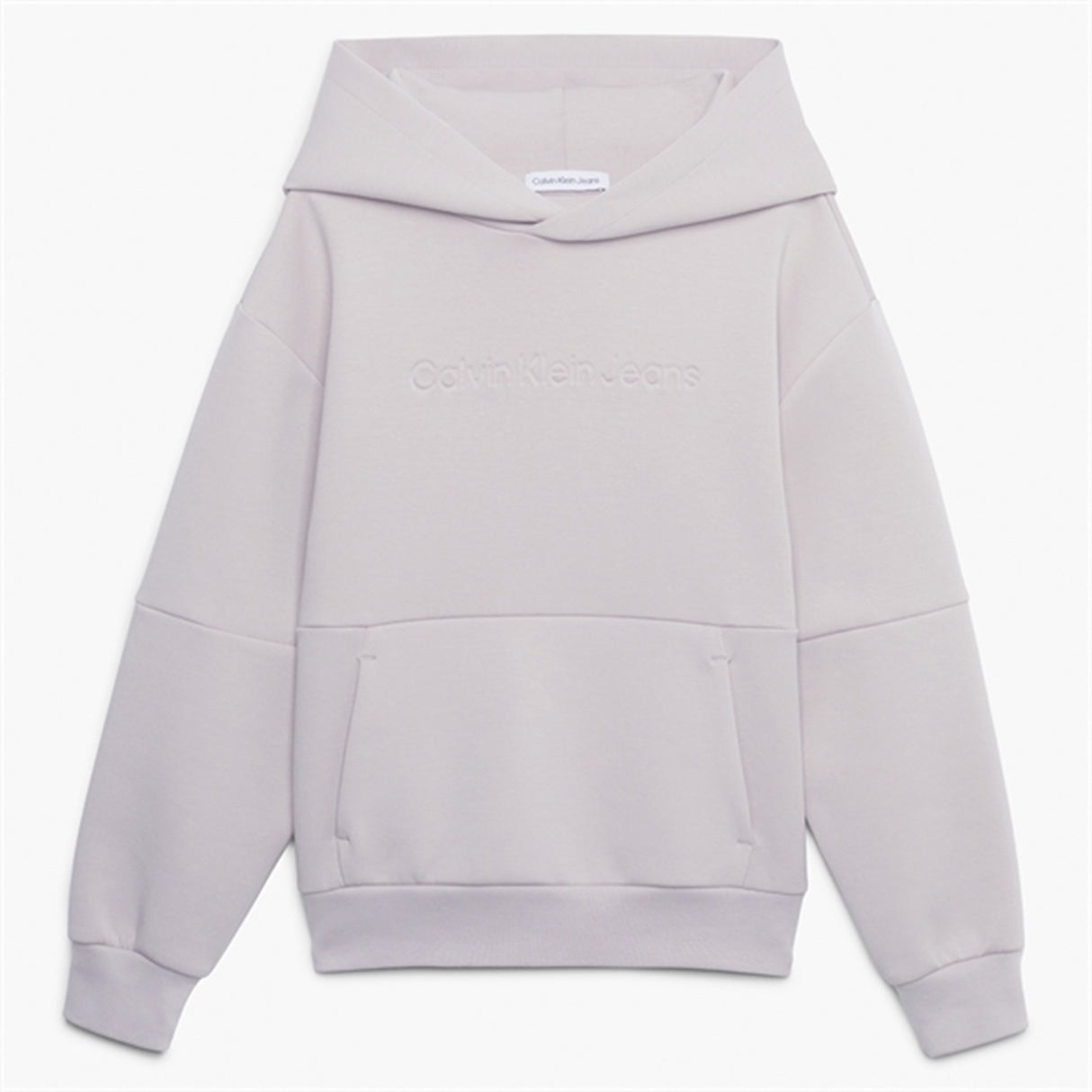 Calvin Klein Spacer Debossed Logo Hoodie Porpoise