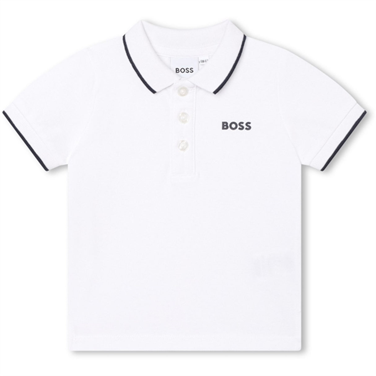Hugo Boss Bebis Short Sleeve Pikétröja White