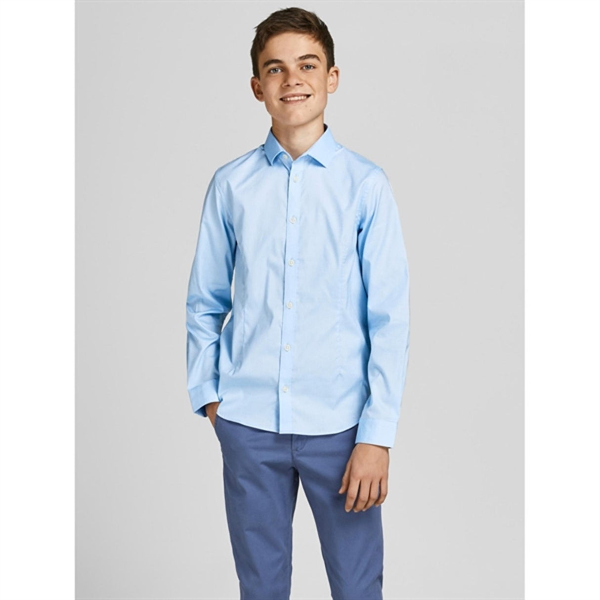 Jack & Jones Junior Cashmere Blue Parma Skjorta Noos