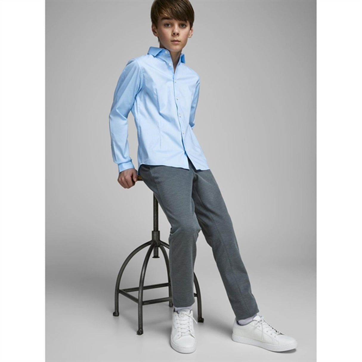 Jack & Jones Junior Cashmere Blue Parma Skjorta Noos
