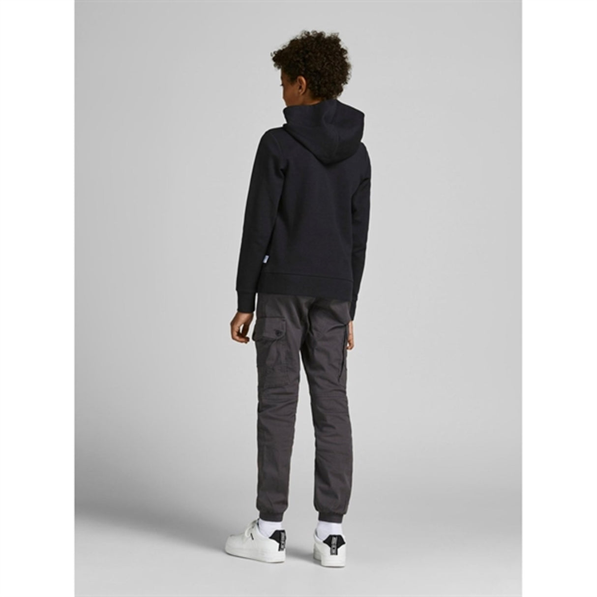 Jack & Jones Junior Black Basic Hoodie Noos