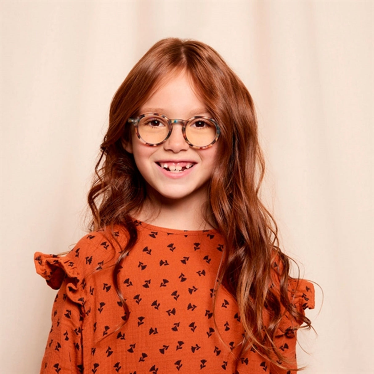 Izipizi Junior Skærmbriller #D Blue Tortoise Soft 0