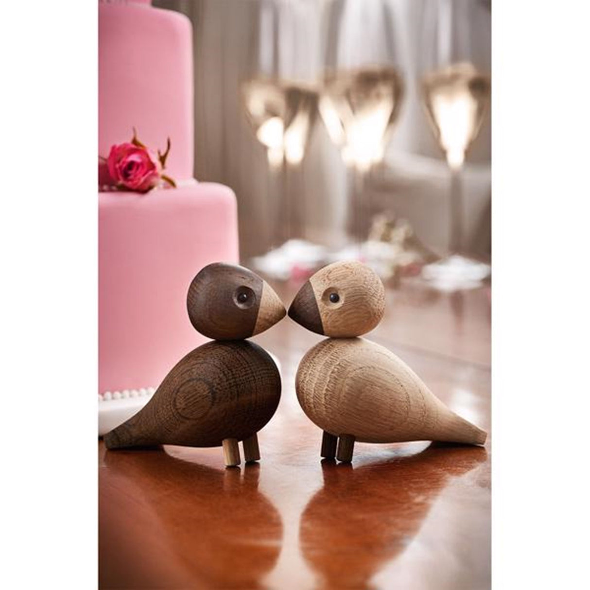 Kay Bojesen Turturduvor Ek/Rökt ek