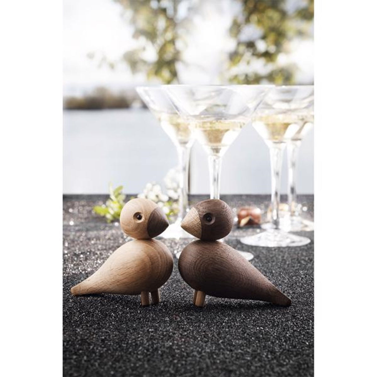 Kay Bojesen Turturduvor Ek/Rökt ek