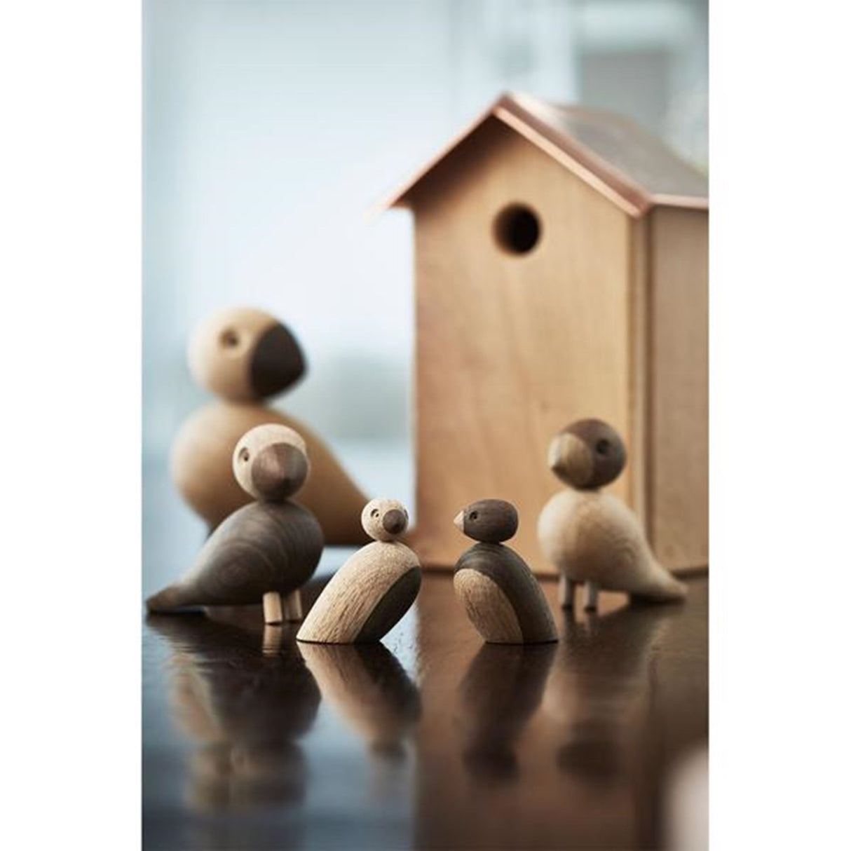 Kay Bojesen Spurvepar Eg/Røget Eg