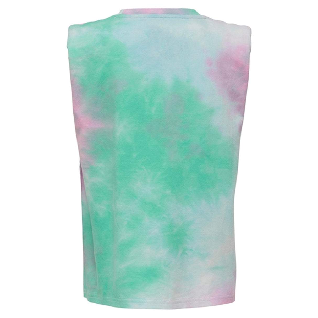 Kids ONLY White Tie Dye LB Amy Padded Shouller T-shirt