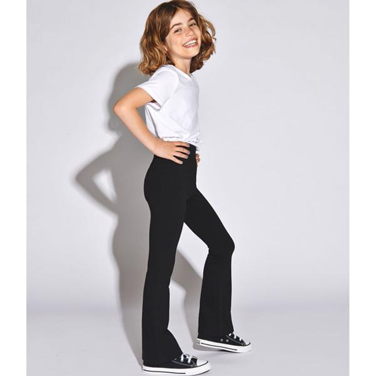 Kids ONLY Black Paige Flared Byxor