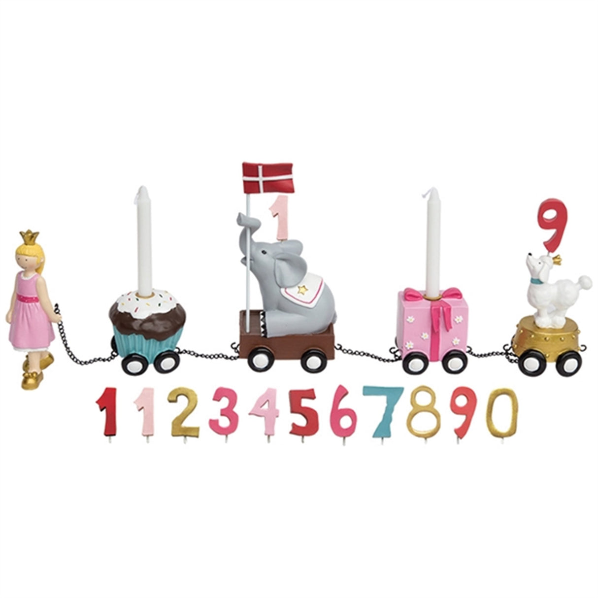 Kids by Friis Födelsedagståg Prinsessa