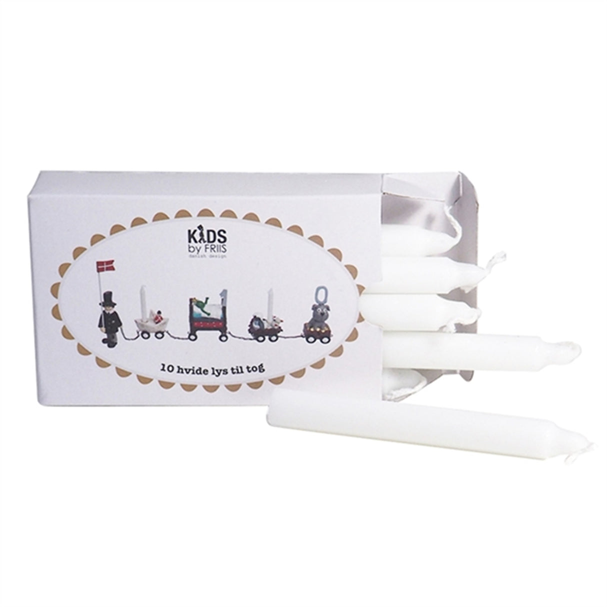 Kids by Friis Födelsedagsljus till Tåg