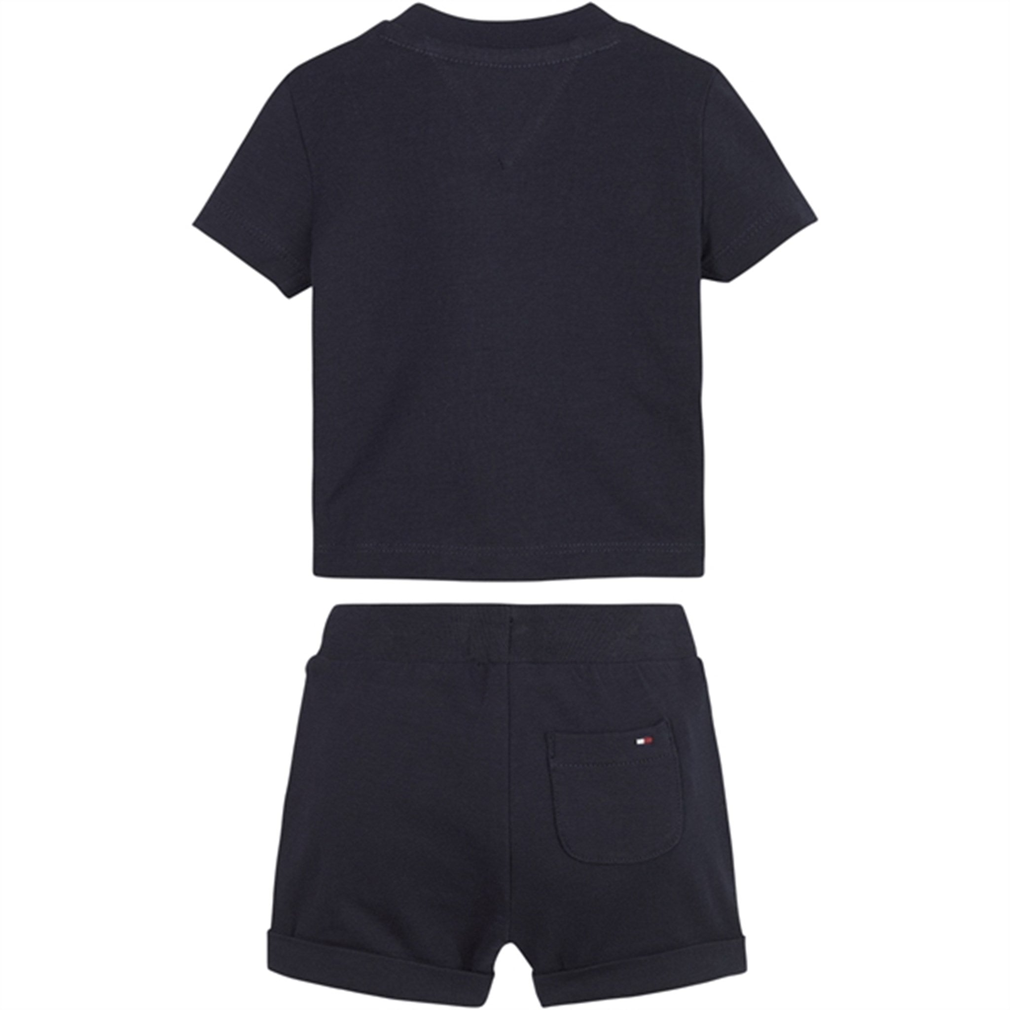 Tommy Hilfiger Bebis Essential Shorts och T-shirt Set Desert Sky 2